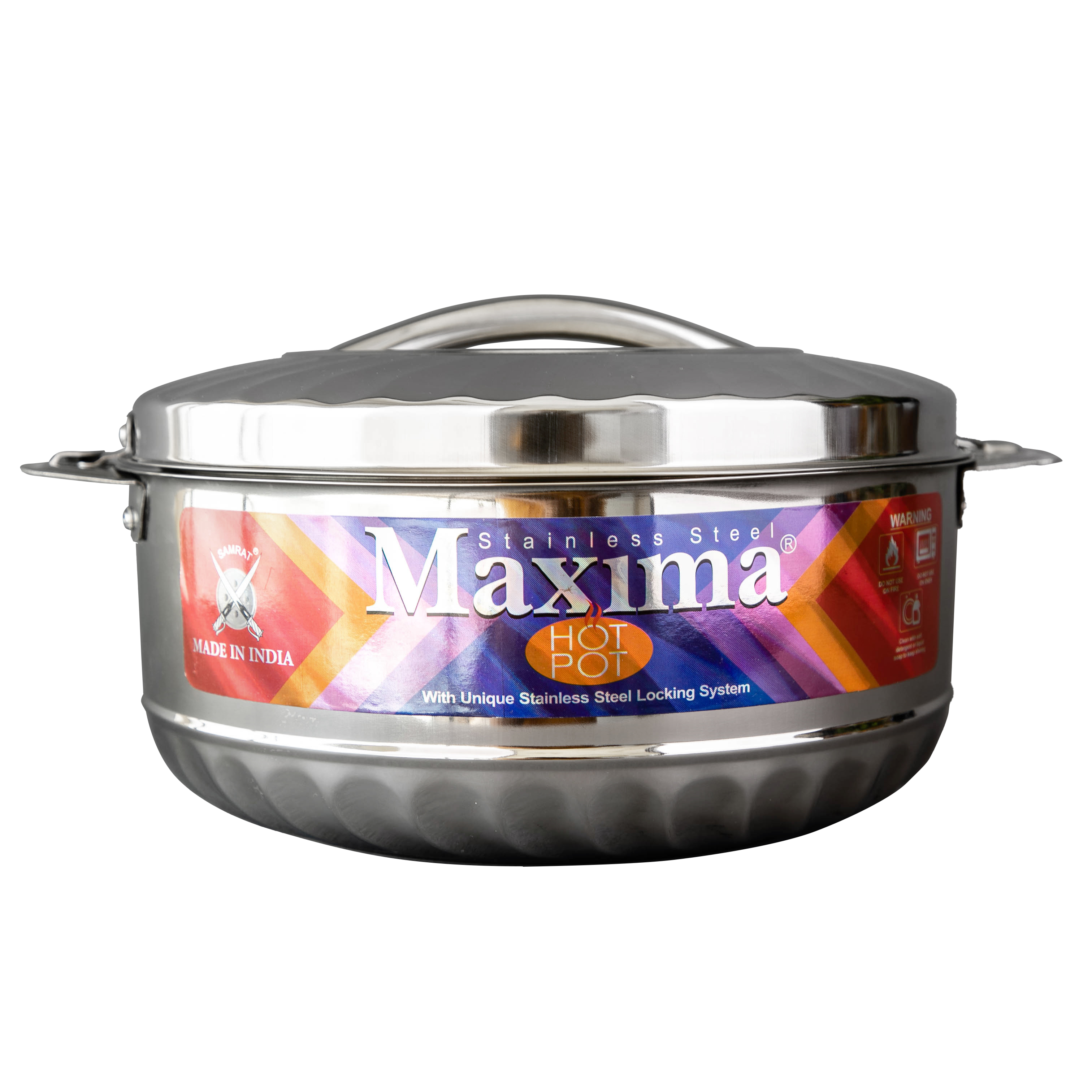 حافظة طعام ماكسيما من الستانلس ستيل