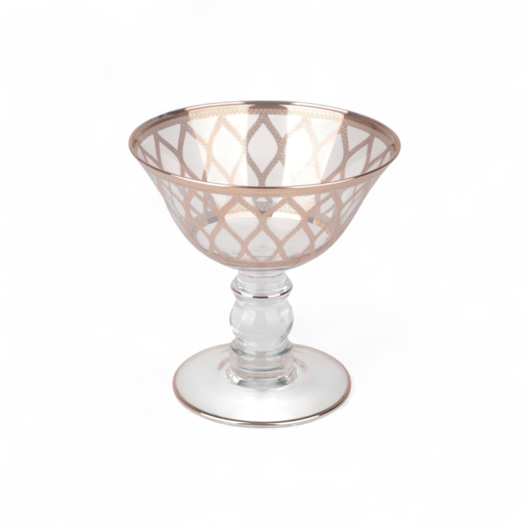 طقم كاسات حلى شبك، , مكون من 6 قطع