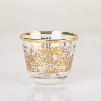 طقم فناجين قهوة دينار من سوليتير، طقم مكون من 12 قطعة