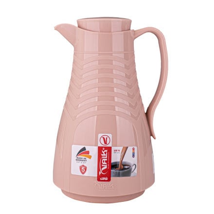 ترمس VALK ألماني، اللون روز لامع، السعة 1 لتر